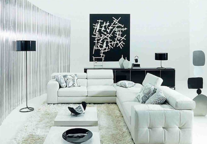 white living room paint