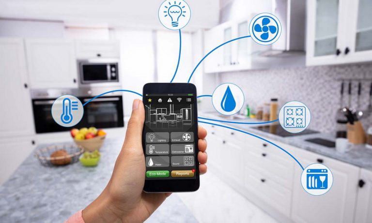 smart home system control via cell phone