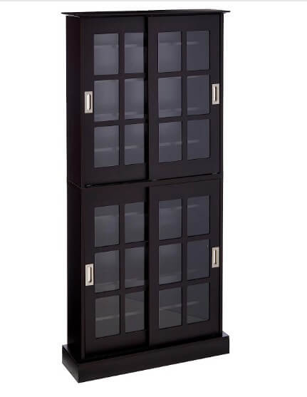 Windowpane Media Storage Cabinet