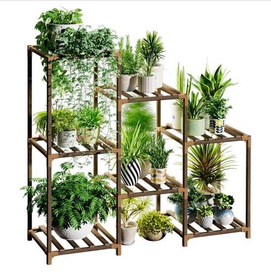 Multi-tiered Plant Shelf